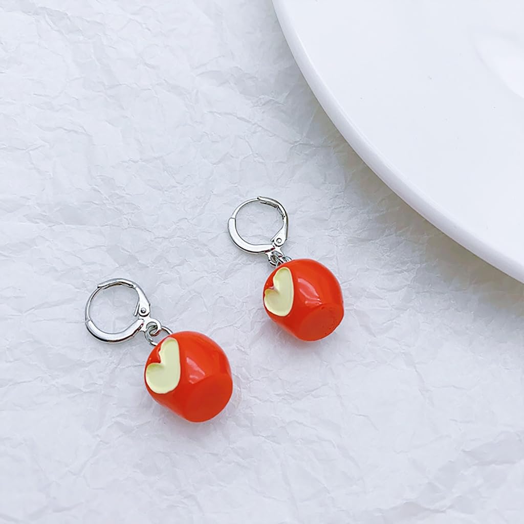 Orecchini a forma di stella di Natale in grado di orecchini pendenti con frutta Accessorio da donna