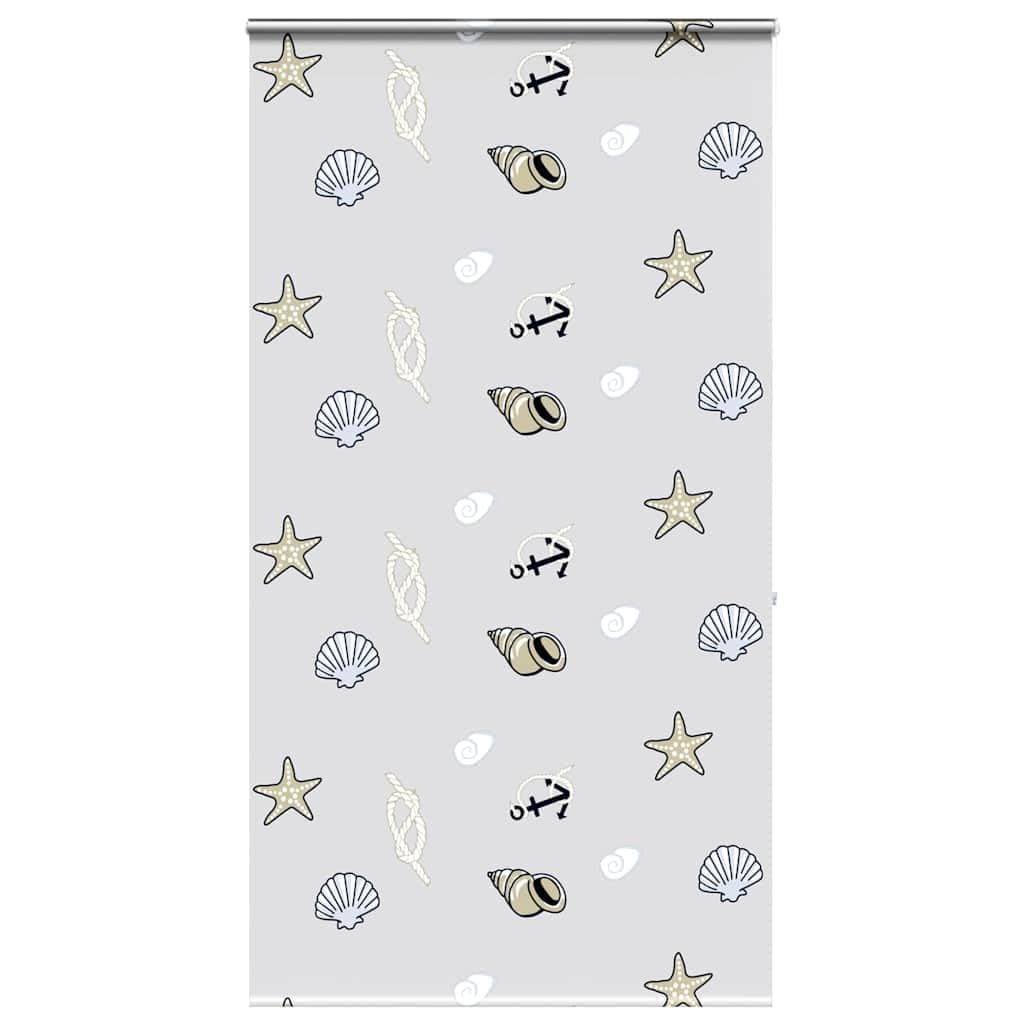 Vidaxl Sea Star Shower Roller Blind With Cassette 130X240 Cm Fabric Width 126 Cm