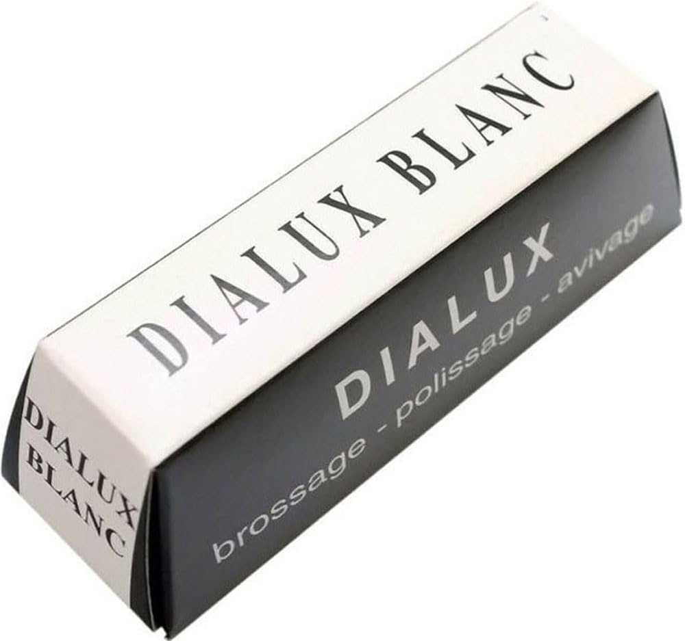One Bar of White Dialux ( Blanc ) Jewelers Polishing Compound Rouge - Paste