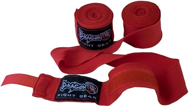 Dragondo Boks, Kick Boks Ve Muay Thai Bandajı 3.5 Metre - Çift Kırmızı 3,5 M