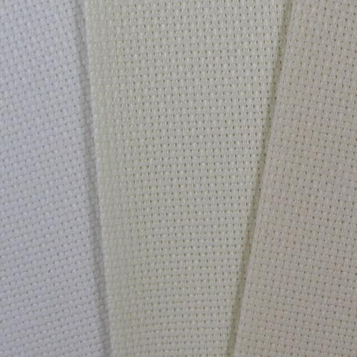 Image of KCS 3 pc of 12 inch x 18 inch (30cmx45cm) 16CT Counted Cross Stitch Cotton Aida Cloth Fabric (White+Antique White+Cream)