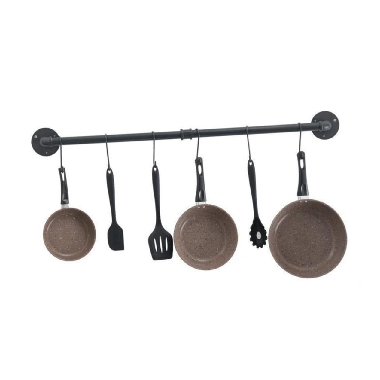 Garneck Portautensili Sospeso Supporto Per Coperchi Di Pentole Scaffale Per Riporre Pentole Da Cucina