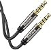 Produktbild TesRank Aux Kabel 3.5mm Audio Kabel, Klinkenkabel 4 Polig TRRS Nylon 3.5mm Stereo Audio Klinke geeignet Autos,Lautsprecher, Kopfhörer,Handy,MP3 Player - 4 Polig,5 Meter