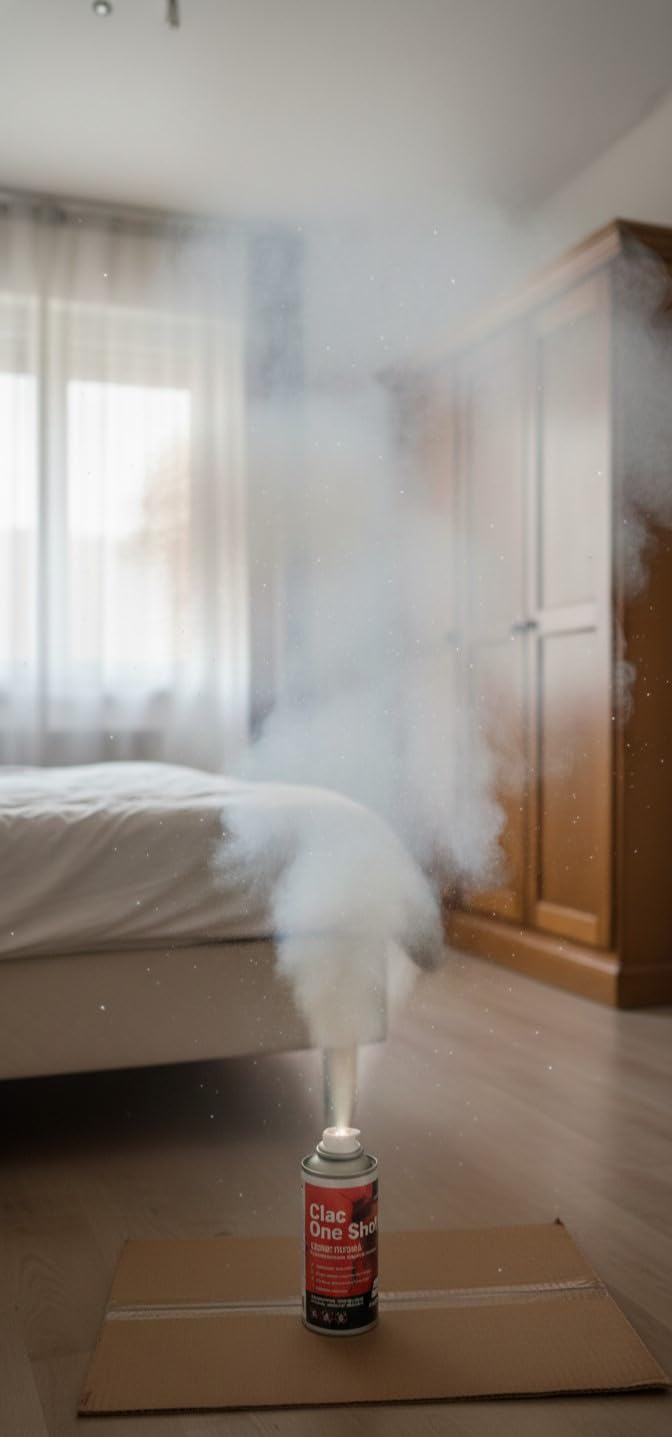 NUISIPRO - Bombas de humo para chinches y pulgas - Efecto de choque - Paquete de 3 difusores