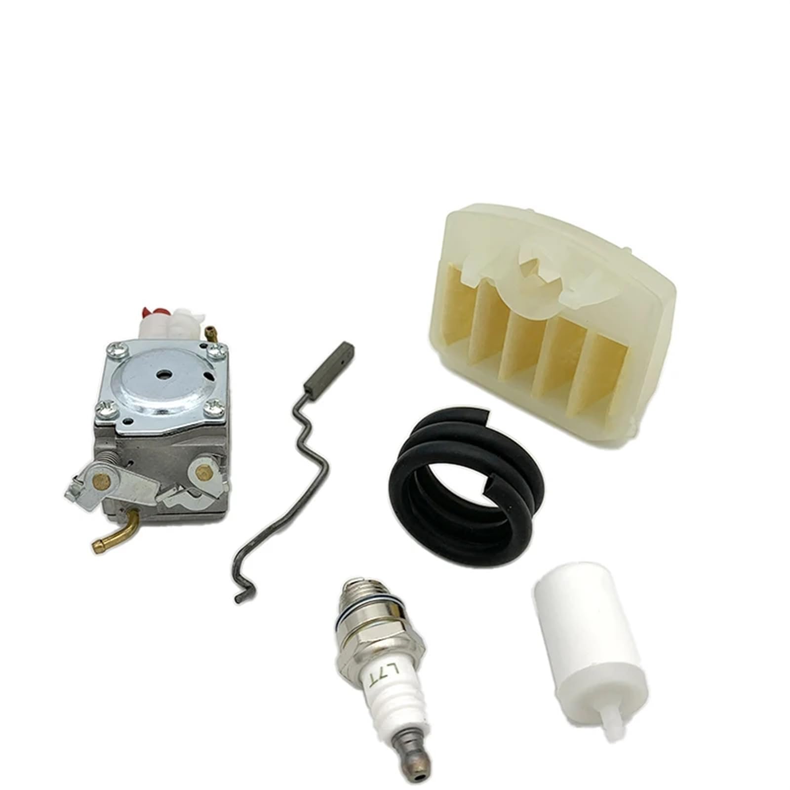 PEGGYLIN Juego de Varillas de Acelerador de Filtro de Aire de carburador Apto for Husqvarna 340 350 346 345 351 353 Piezas de Repuesto de Motor de Motosierra