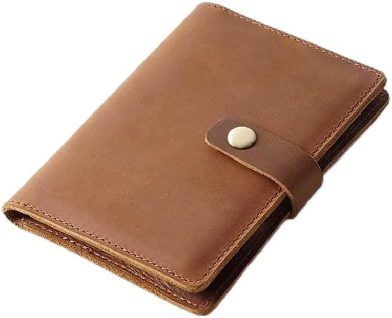Wallet Men's Wallet Passport Holder Men's Large Capacity Passport Card Holder Coin Purse