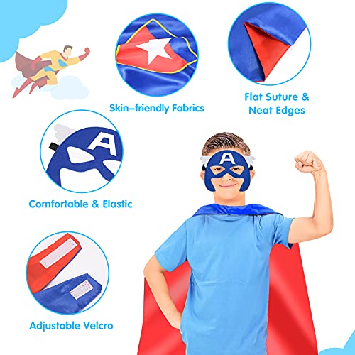 image for SUPER ROKO Superhero Capes for Kids, Toys for Ages 3-10 | Dress Up Cos