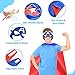 dashfor 4 Pcs Kids Superhero Capes with Masks, Kids Toys for 2 3 4 5 6 Year Old Boys Toys for 5-10 Year Old Boys Halloween Gifts Age 6 7 8 9 Kids