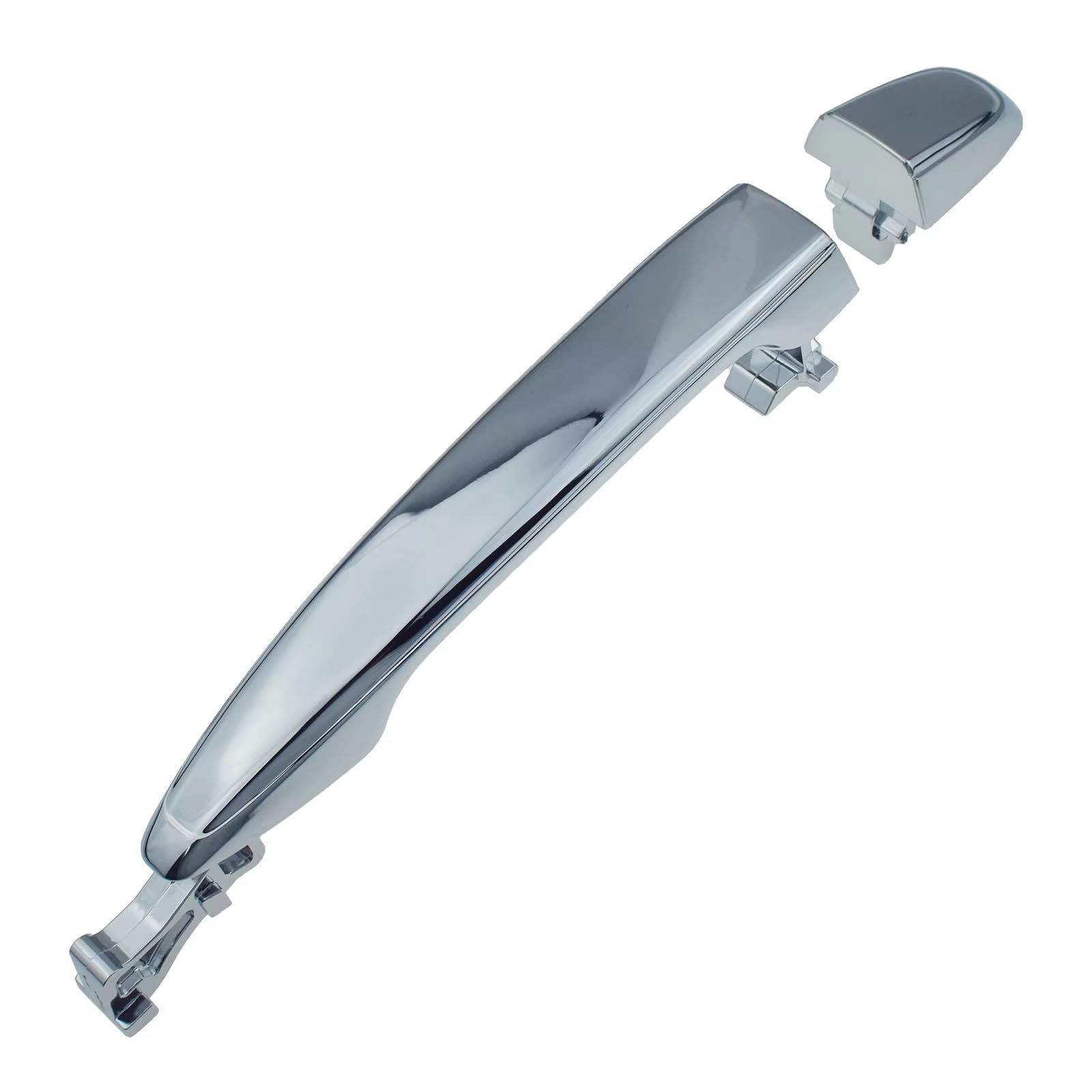 NingRuiBhd Car Sliding Outer Door Handle for Toyota for Alphard for MNH10 2003-2008 Chrome Car Outside Door Handle(1 Pcs Rear LH or RH)
