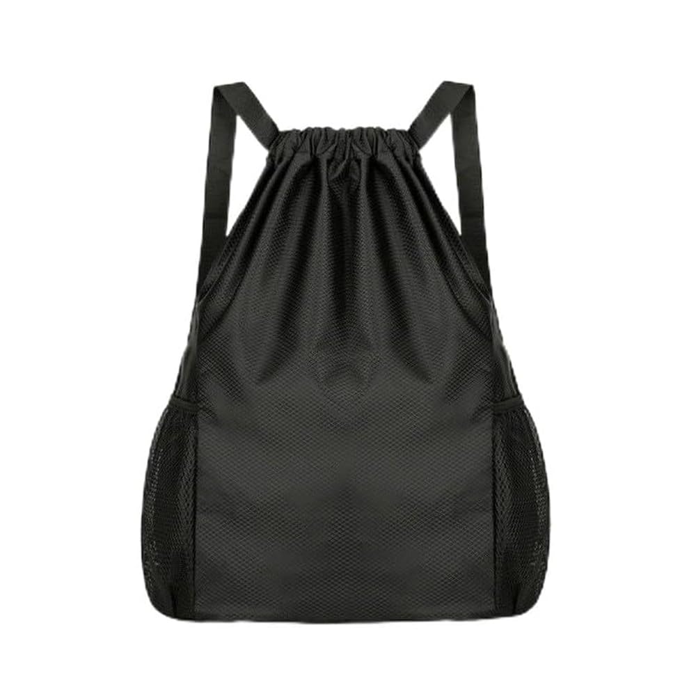 HUIQIHANG Drawstring Gym Bag Oxford Fabric Waterproof Gym Sack Backpack