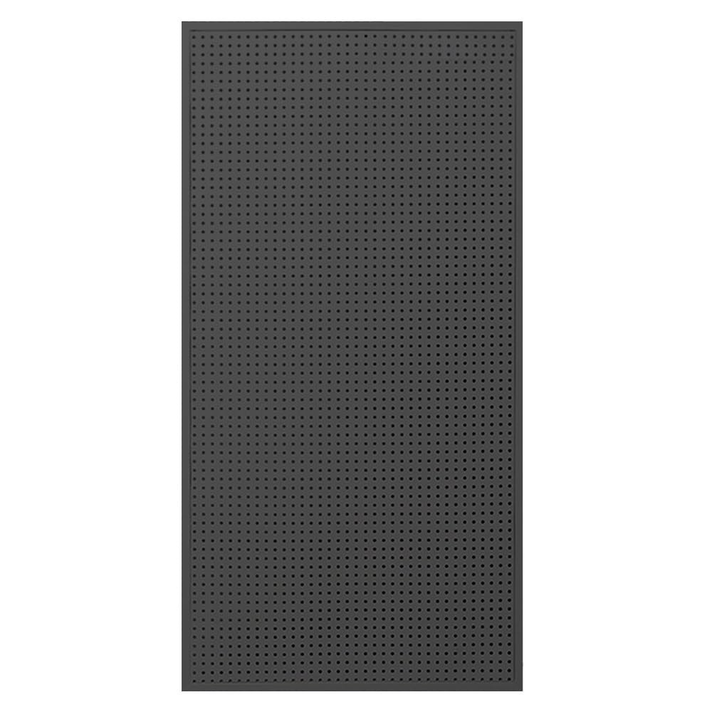 Parete Pannello Forato, Tavole Magnetiche in Metallo Portaoggetti, con 20 Ganci Forato Portautensili Parete, Espositore da Parete Parete Attrezzata per Stanza Garage Cucina(Black,40X60X2cm)