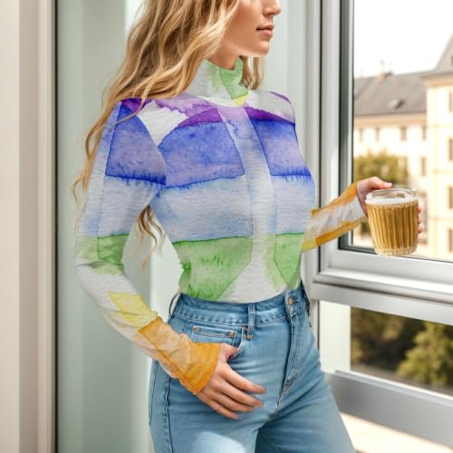 Body moldeador con control de abdomen para mujer GuoChe de cuello alto 4