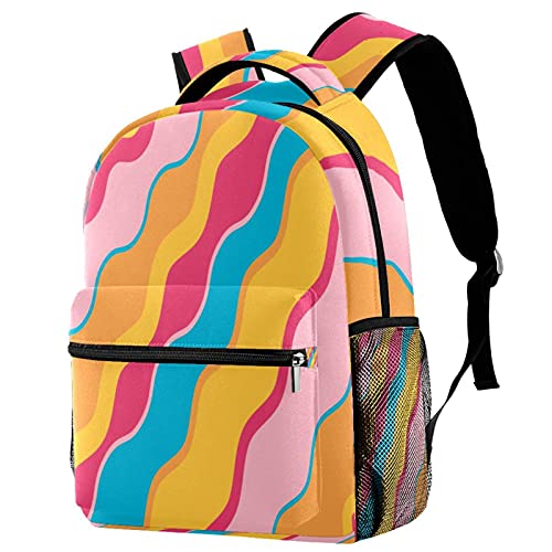 Sac arc-en-ciel filles garçons avec porte-bouteille intégré campus