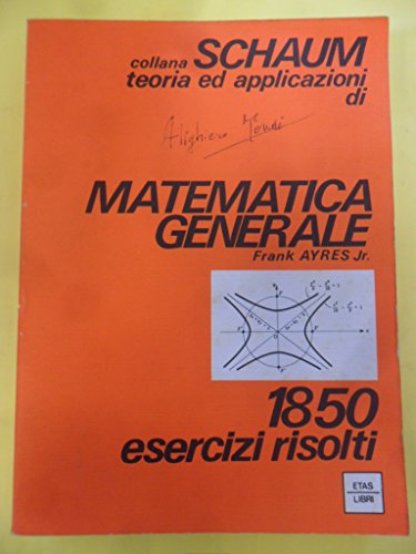  matematica generale schaum etas 1977
