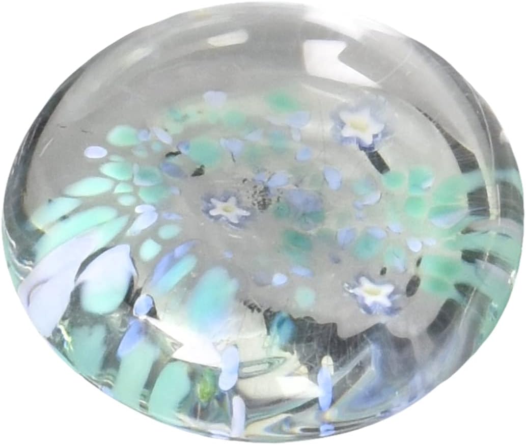 ADERIA Tsugaru Vidro F-62187 Chopsticks Rest, Diameter 1.4 x Height 0.4 inches (3.5 x 1 cm), Summer Chisel, Bellflower, Pack of 5, Made in Japan