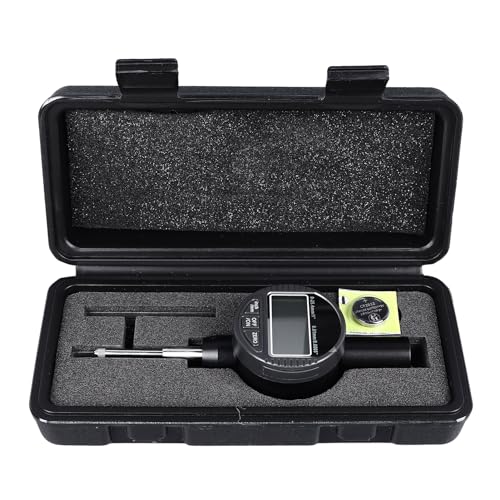 Vomeko Digital Dial Indicator,3V Dial Indicator Gauge,Electronic Dial Test Gauge, for Precise Measurement of Small Linear Distance, Used in Machinery, Industrial Process,etc.