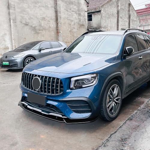 SXRegalium 車用フロントバンパー スプリッター スポイラー ディフューザー リップ メルセデスベンツ GLB X247 GLB200 GLB35 AMG 2020 2021 2022 2023 スタイリング ボディキット 外装アクセサリー 光沢ブ