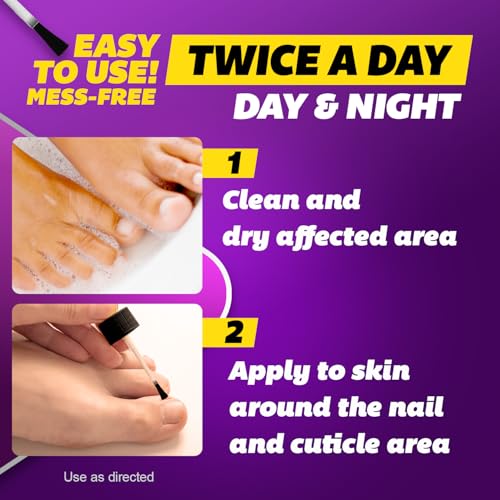 SILKA Max Strength Antifungal Liquid for Toenail Health with Brush Applicator, Results in 1 Week, Nail Fungus Treatment for Damaged Toenails, Athlete's Foot Treatment, Tolnaftate 1% 0.45 Fl Oz