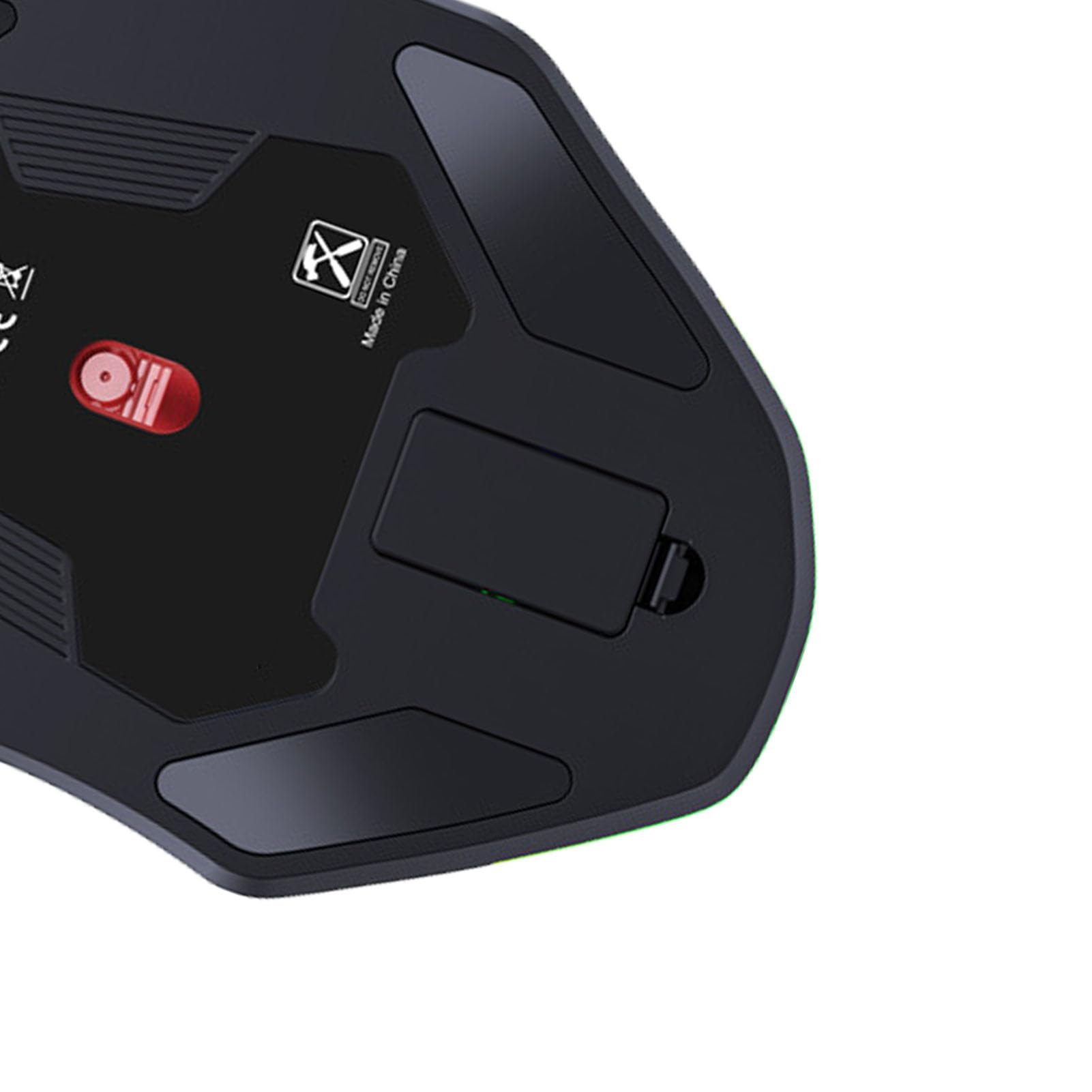 Elprico Mouse da Gioco RGB, Mouse da Gioco Cablato 12800 DPI con 12 Pulsanti Macro e 6 Livelli DPI, Mouse da Gioco Ergonomico, Accessori di Ricambio per Computer