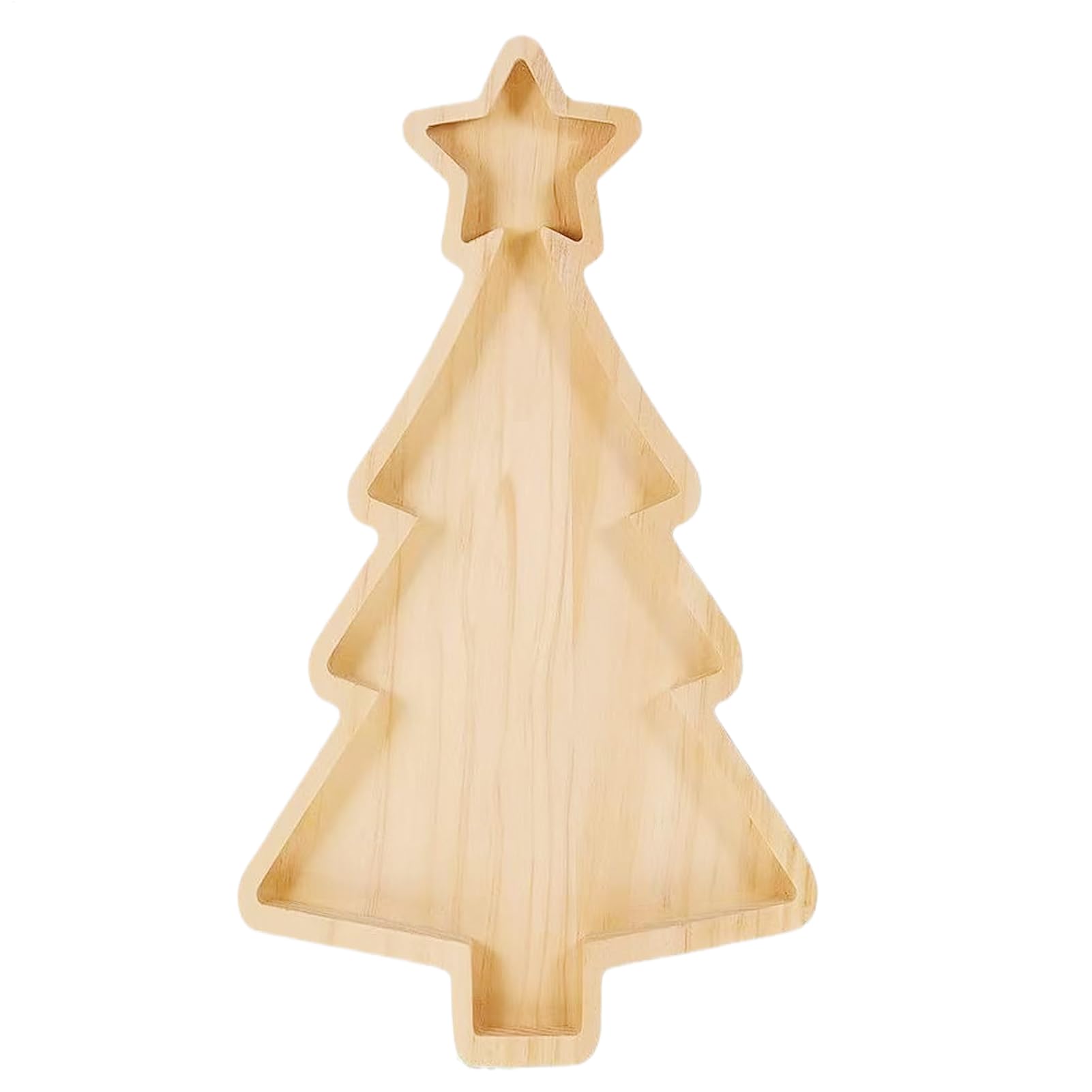 Plateau de Noël en forme d'arbre de service pour fromage et dessert