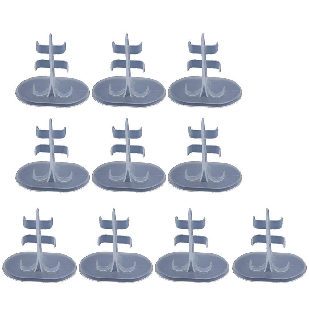 Leikance Doll Stands, 5/10PCS Universal Plastic Display Holders for Girls Dolls Small Model Holder