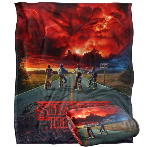 Stranger Things MIND FLAYER Silky Touch Super Soft Throw Blanket 152 x 127 cm