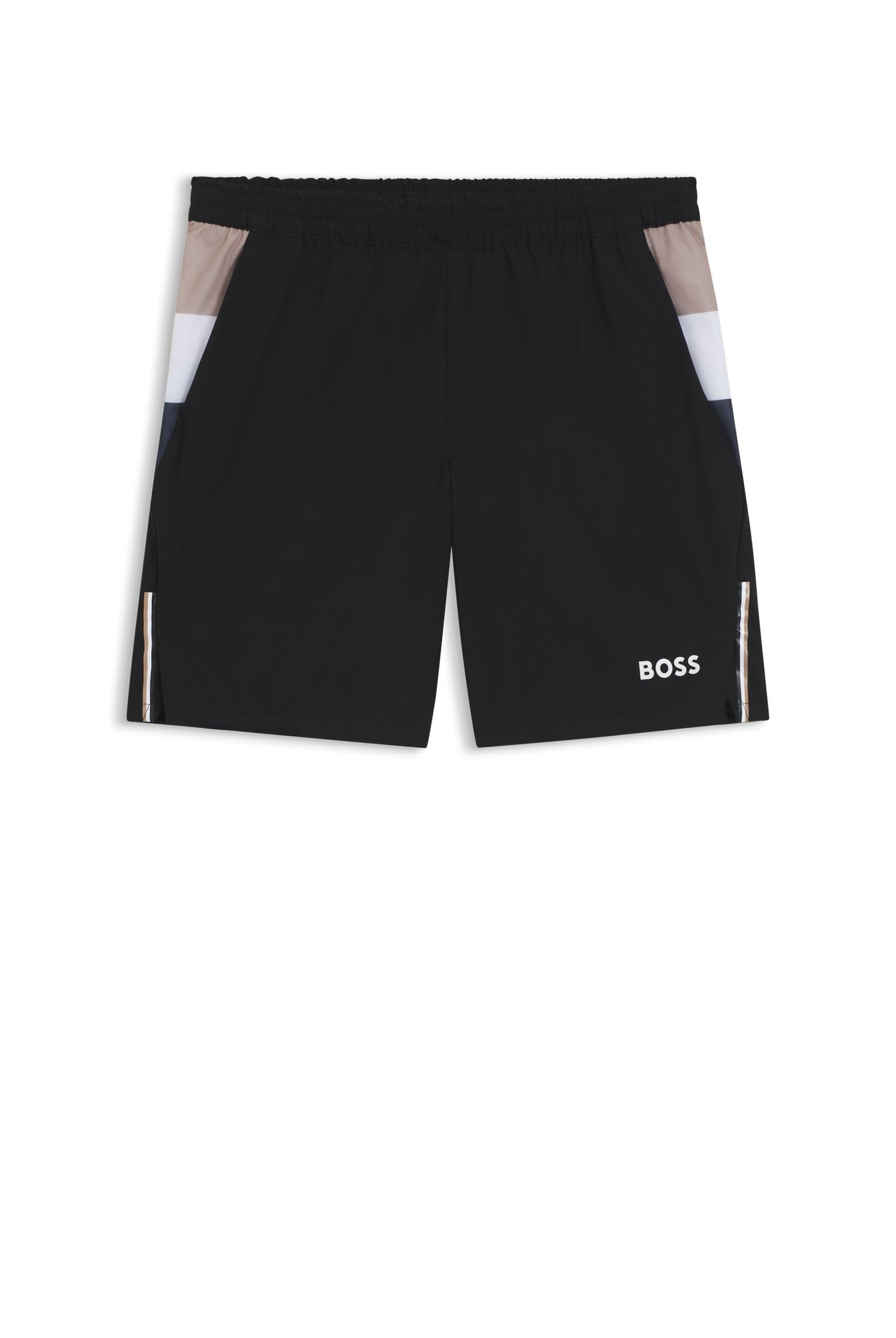 Boss Men's Active 9 Tennis Shorts, Moisture Managing - Black - L