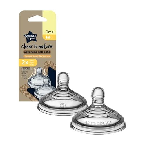 Miniatura 2 de Tommee Tippee Closer to Nature - Tetinas de flujo medio (paquete de 2)