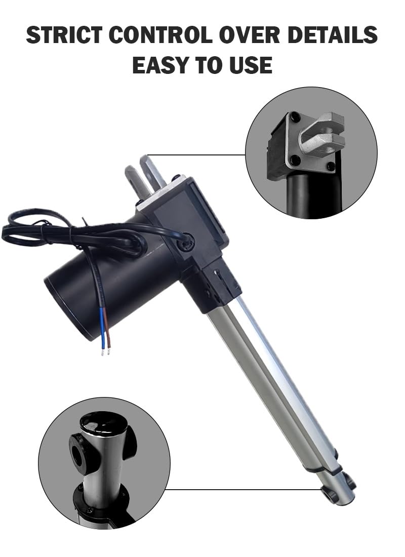 Lineaire elektrische actuator maximaal koppel 6000N, lineaire actuator met laag geluid, voor medische industriële landbouw (maat: 20mm/s-1500N (150kg), kleur: 24V-50mm