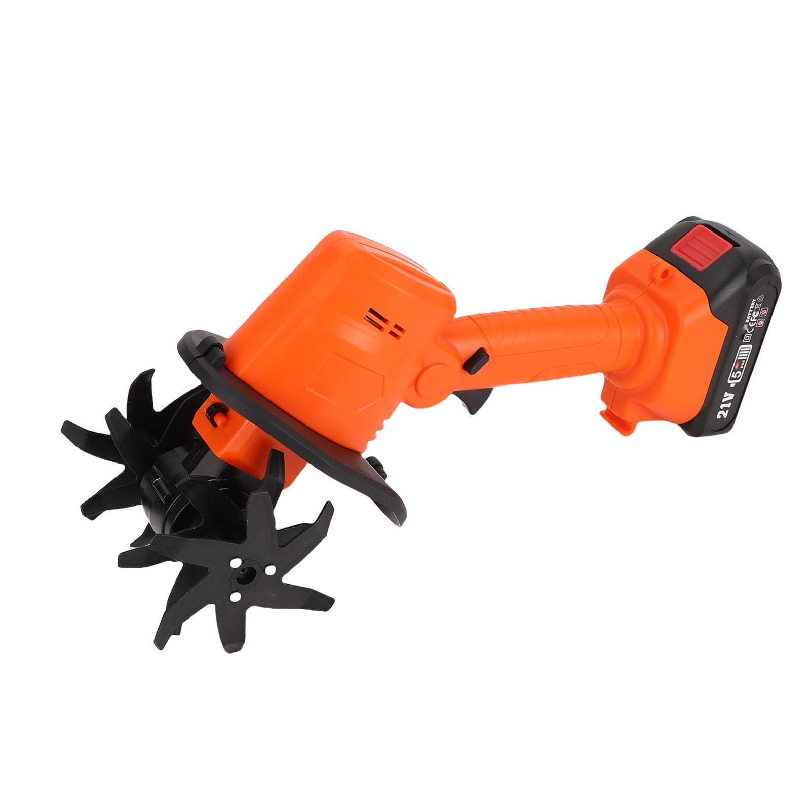 Fafeicy Motozappa Elettrica Senza Fili, Motozappa da Giardino Alimentata a Batteria, con Motore in Rame Aggiornato, Lame in Acciaio Al Manganese, per Giardinaggio, Terreno, Erbacce, (Spina europea)