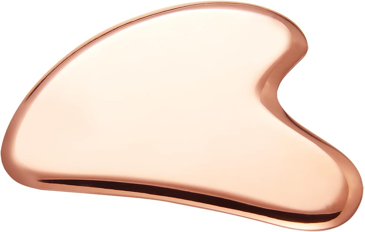 MagEnergy Gua Sha Tool Pure Copper Scraping Back Massager Guasha Board for Neck and Body Special Gifts for Grandparents Parents Friends