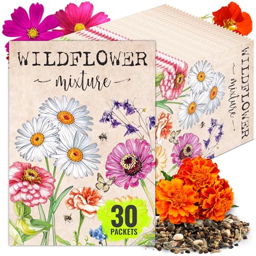 Seed Needs Wildflower Seed Packet Gift Favors for Party Events & Giveaways