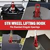 5th Wheel Lifting Bracket Wheel Trailer Hitch Fifth Lifting Hook Replace# 6100
