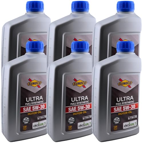 Aceite de Motor Sintético 5W-30 Sunoco Ultra 1 Cuarto 6-Pack