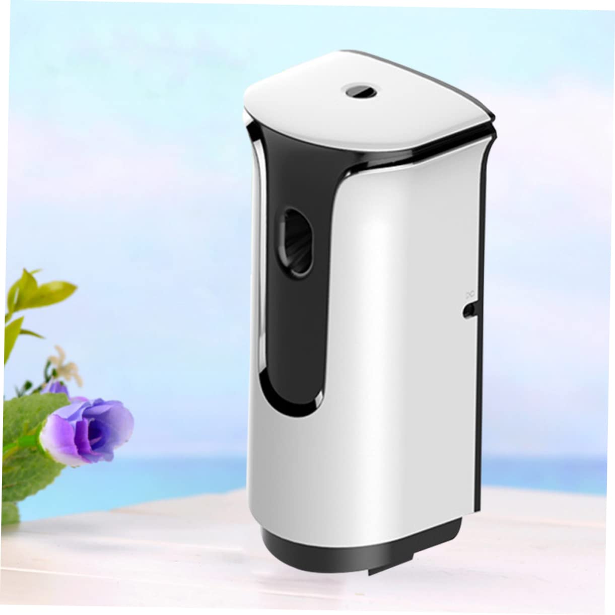 Profumatore Automatico a Sensore di Luce per Aerosol, Nero Bianco | Abs, Capacità Aumentata, Filtraggio Odori, Basso Consumo di Carbonio, per Toilette e Casa