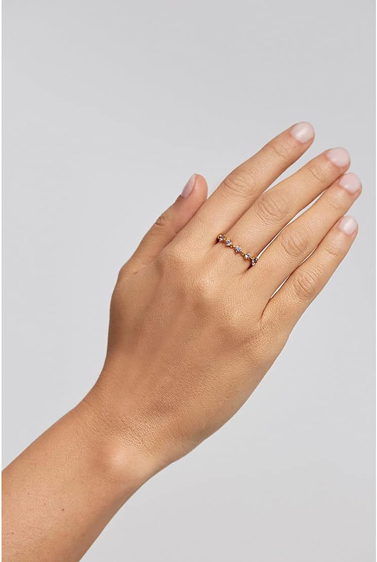 Ring VICTORIA P D PAOLA AN01-199-14 Woman silver gold plated image 2