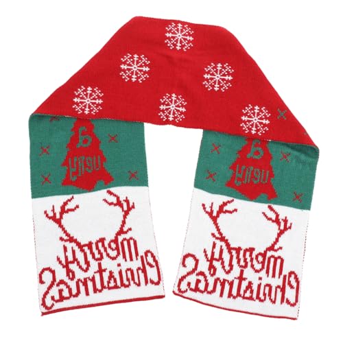 Bufanda Navideña Anneome bufanda cálida de Navidad para decoración fiestas invierno