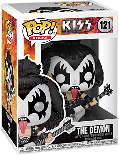 Funko Pop! Rocks: KISS-The Demon - Vinyl-Sammelfigur - Geschenkidee - Offizielle Handelswaren - Spielzeug Für Kinder und Erwachsene - Music Fans - Modellfigur Für Sammler und Display