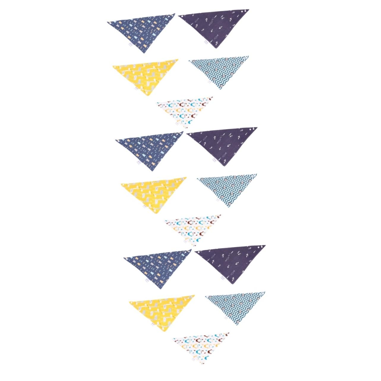Abaodam 15stücke Saliva Towels Triangular Scarfs Für Neugeborene Kleinkinder Und Mädchen Leicht Und Saugfähig Für Füttern Starkem Sabbern Koreanisches Design