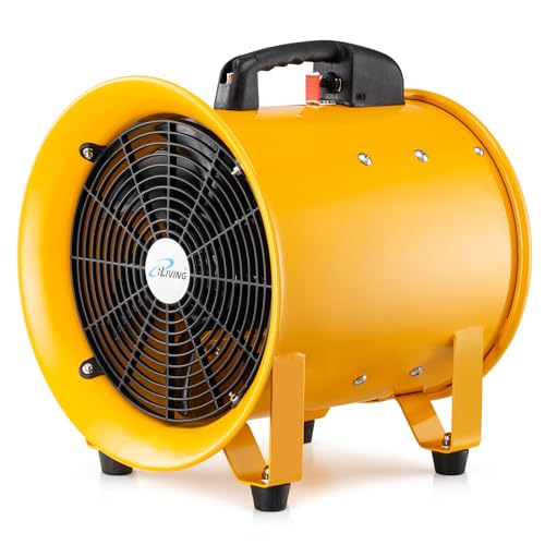 iLiving Utility High Velocity Blower, Fume Extractor, Portable Exhaust and Ventilator Fan (Utility 12") by iLiving - Used condition - US$86.33