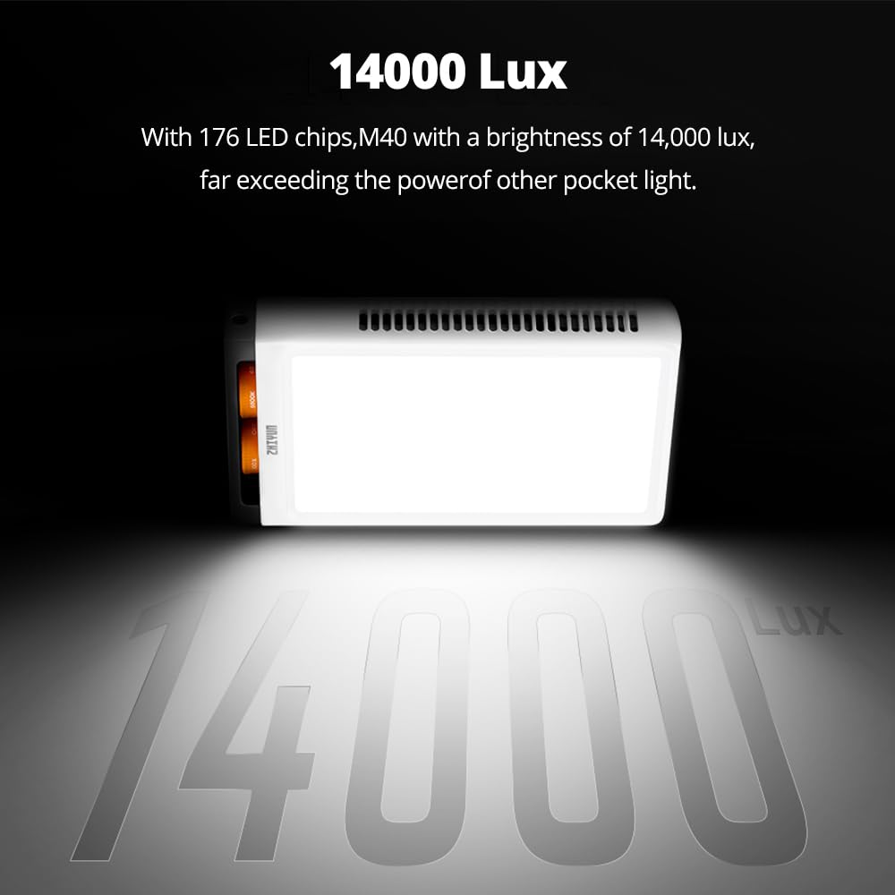 Amazon | ZHIYUN FIVERAY M40 ビデオライト、40W /14000 Lux
