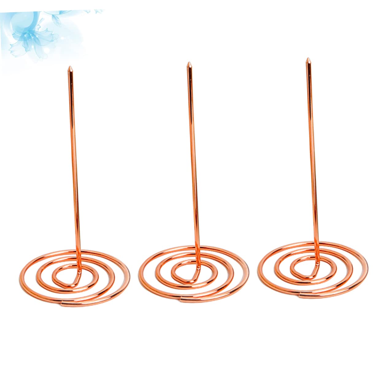 Homoyoyo Office Restaurant Metal Menu Accessory Fork Invoice Holder Receipt Needle Folder for Menu Summons