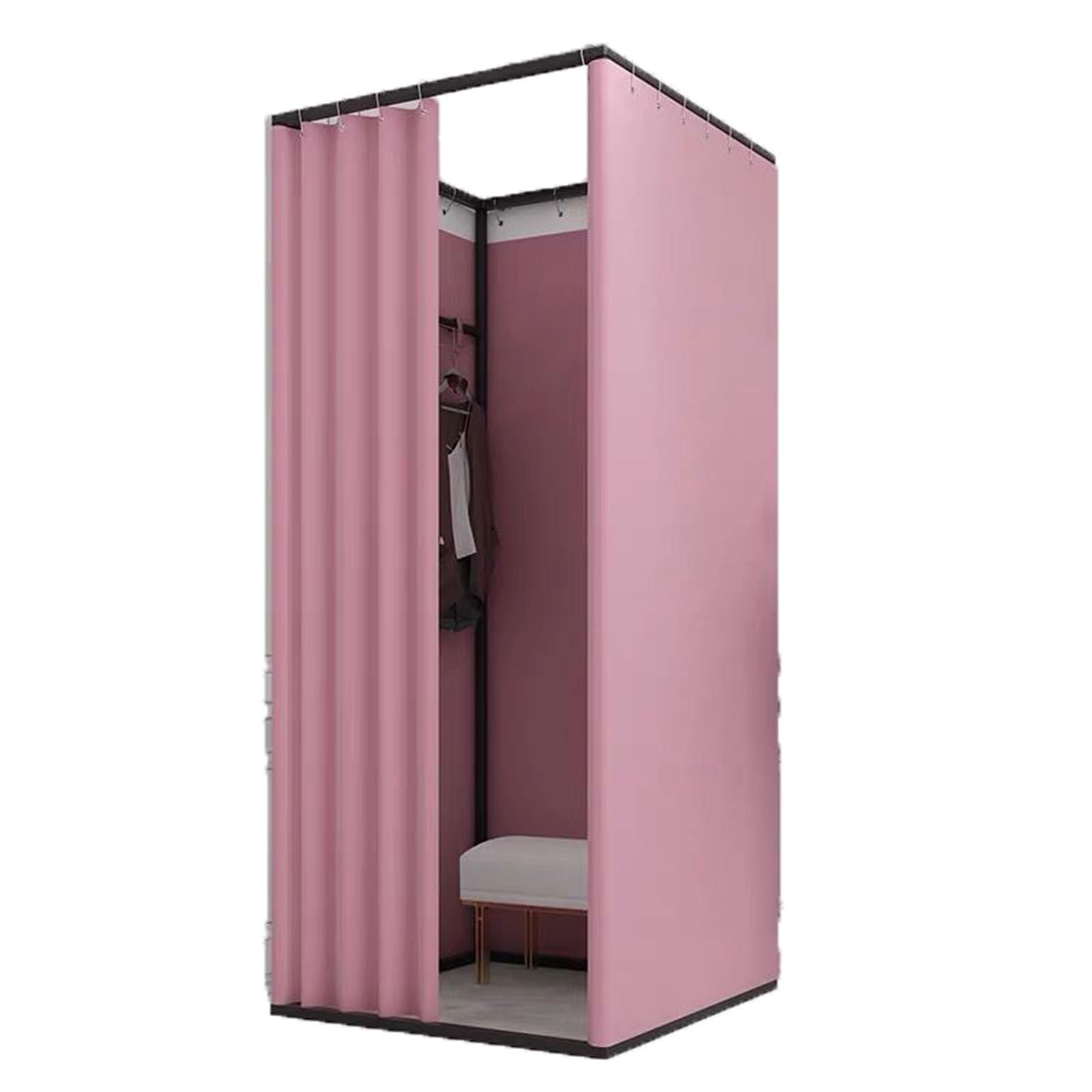 Cabine d'essayage mobile sur pied pour optimiser l'espace de votre commerce textile