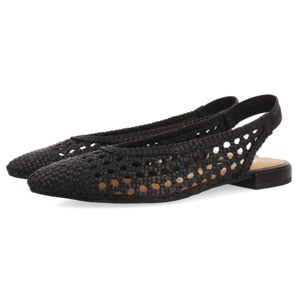GIOSEPPO Womens Guatavita Ballet Flat, Black White, 7 UK