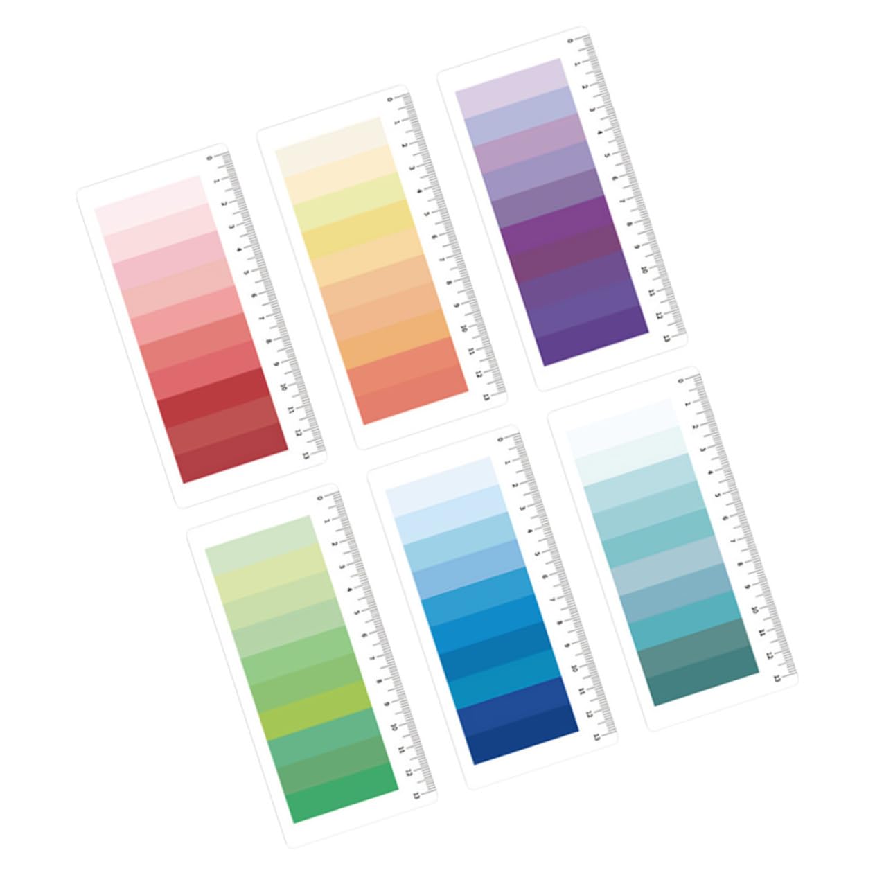 HOMSFOU 12 Sätze Praktische Haftmarker Pastellfarben Selbstklebende Index Tabs für Büro und Zuhause Transparente Notizzettel für Einfache Organisation und Kennzeichnung