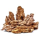 FISCAPE 6.1-8.1 Inches Natural Dragon Stone, 6 PCS Large Aquarium Rocks for Aquascaping, Terrariums, Reptile...