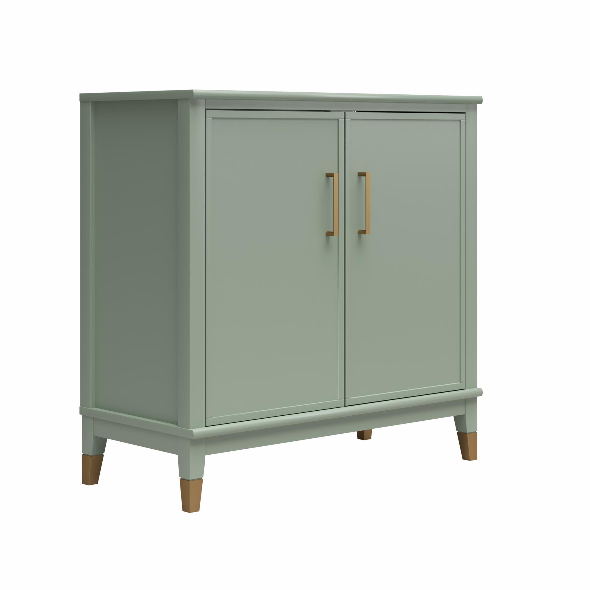 Westerleigh Accent Cabinet 2D Pale Green, 41x86x85cm (DxWxH)