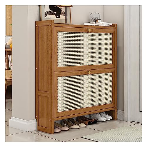 Schuhschrank, moderner schlanker Regal-Organizer, freistehende...