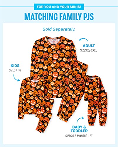 Image of The Children's Place Baby and Kids' Sibling Matching Halloween and Holiday Pajama Sets, Cotton