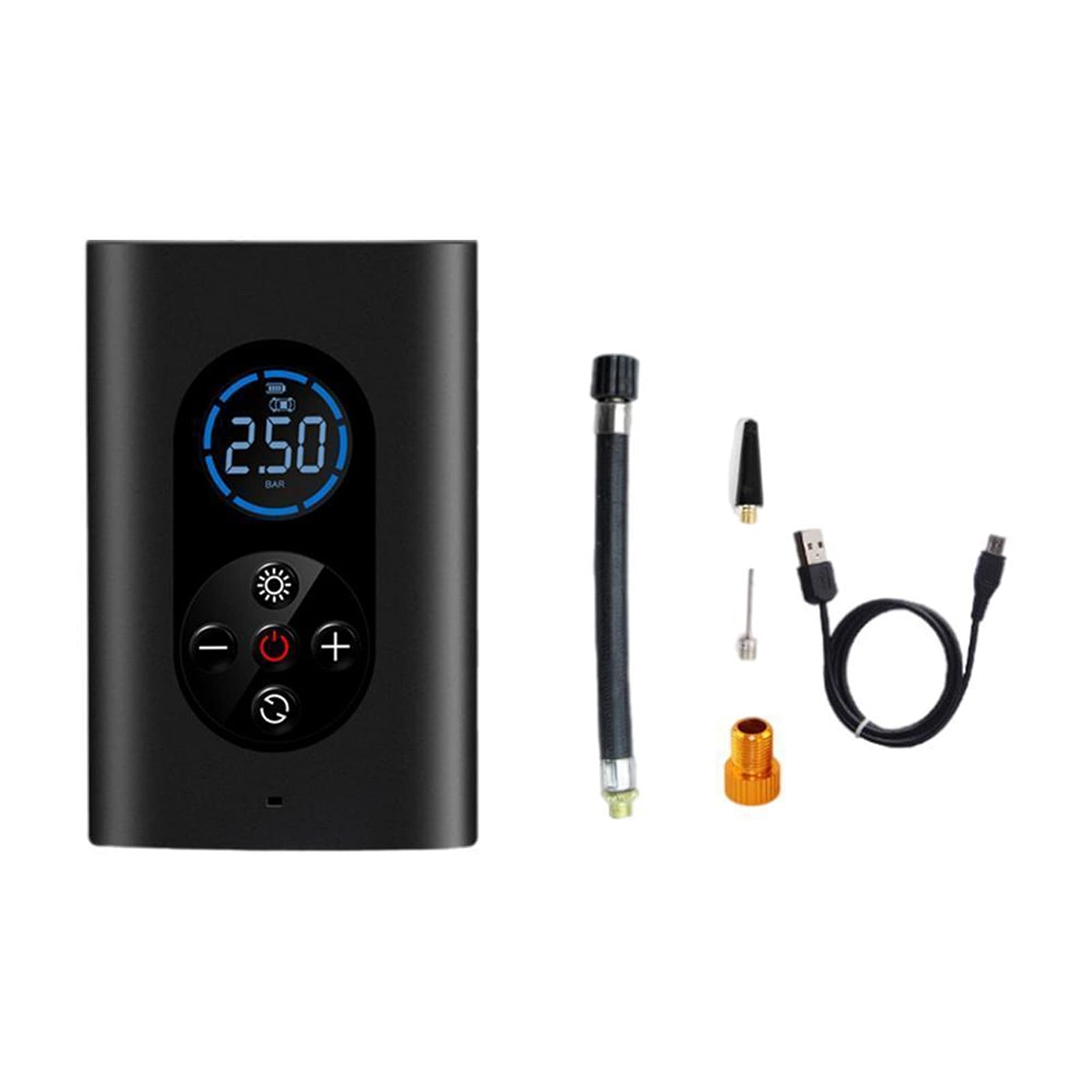 Portable Car Air Compressor Electric Cordless Tire Inflator Air Pump Rechargeable Digital 150 PSI Auto for Car Motorcycle Balls